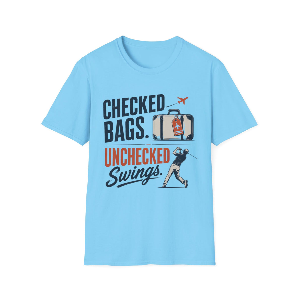 Unchecked Swings Golf T-shirt