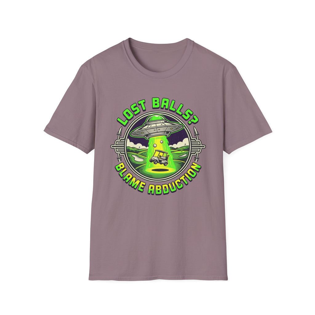 Blame Abduction Golf T-shirt
