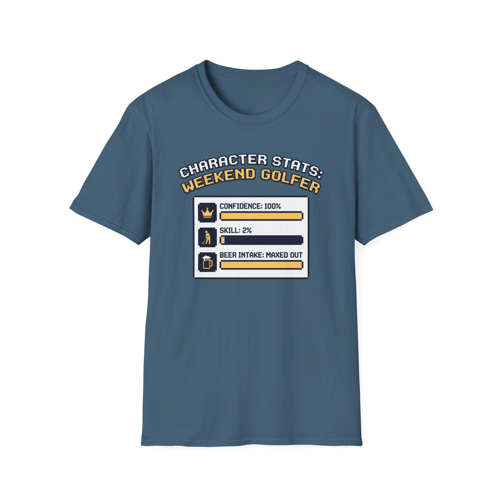 Character Stats Golf T-shirt