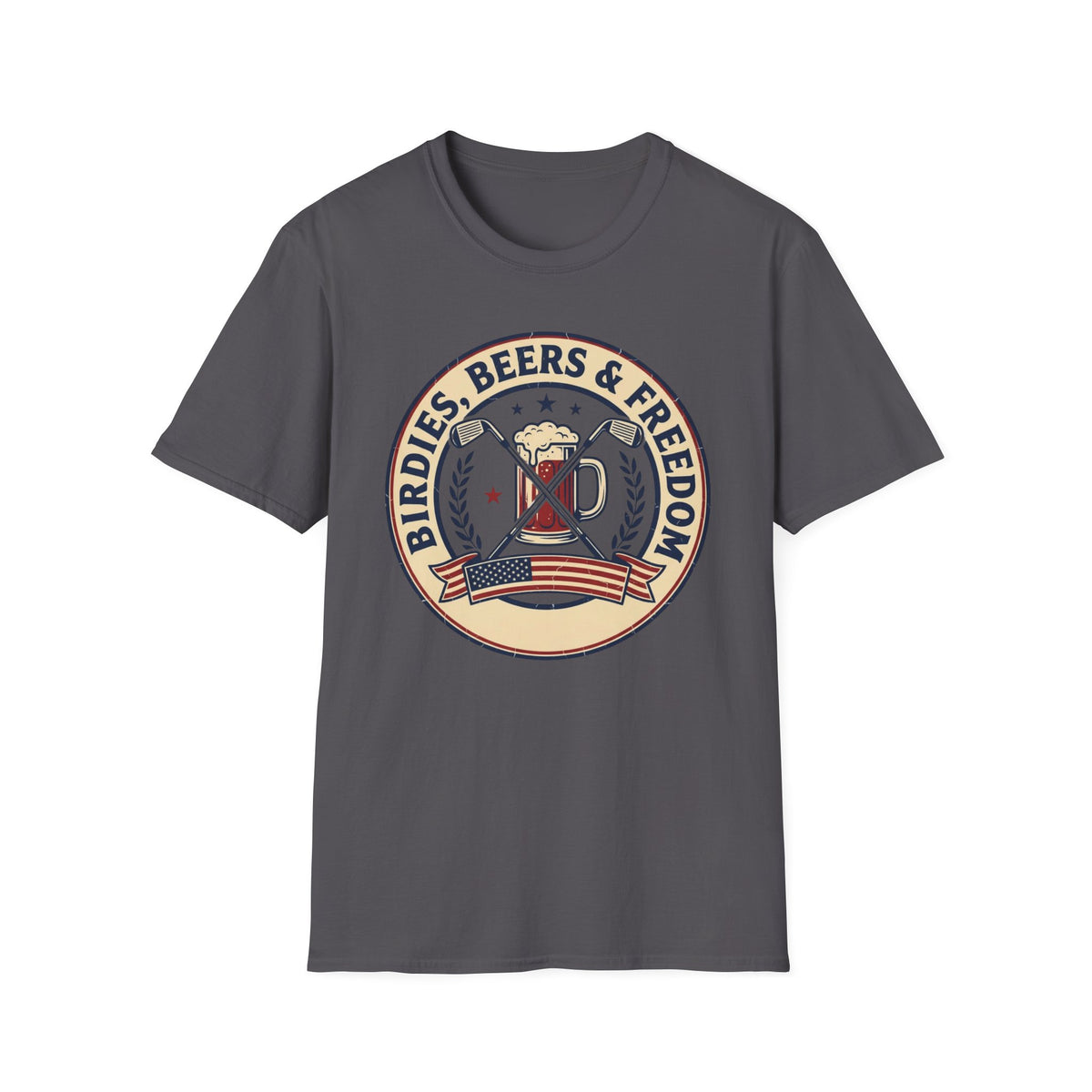 Birdies, Beers and Freedom Golf T-shirt