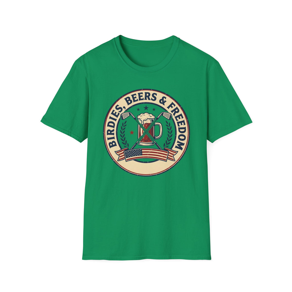 Birdies, Beers and Freedom Golf T-shirt