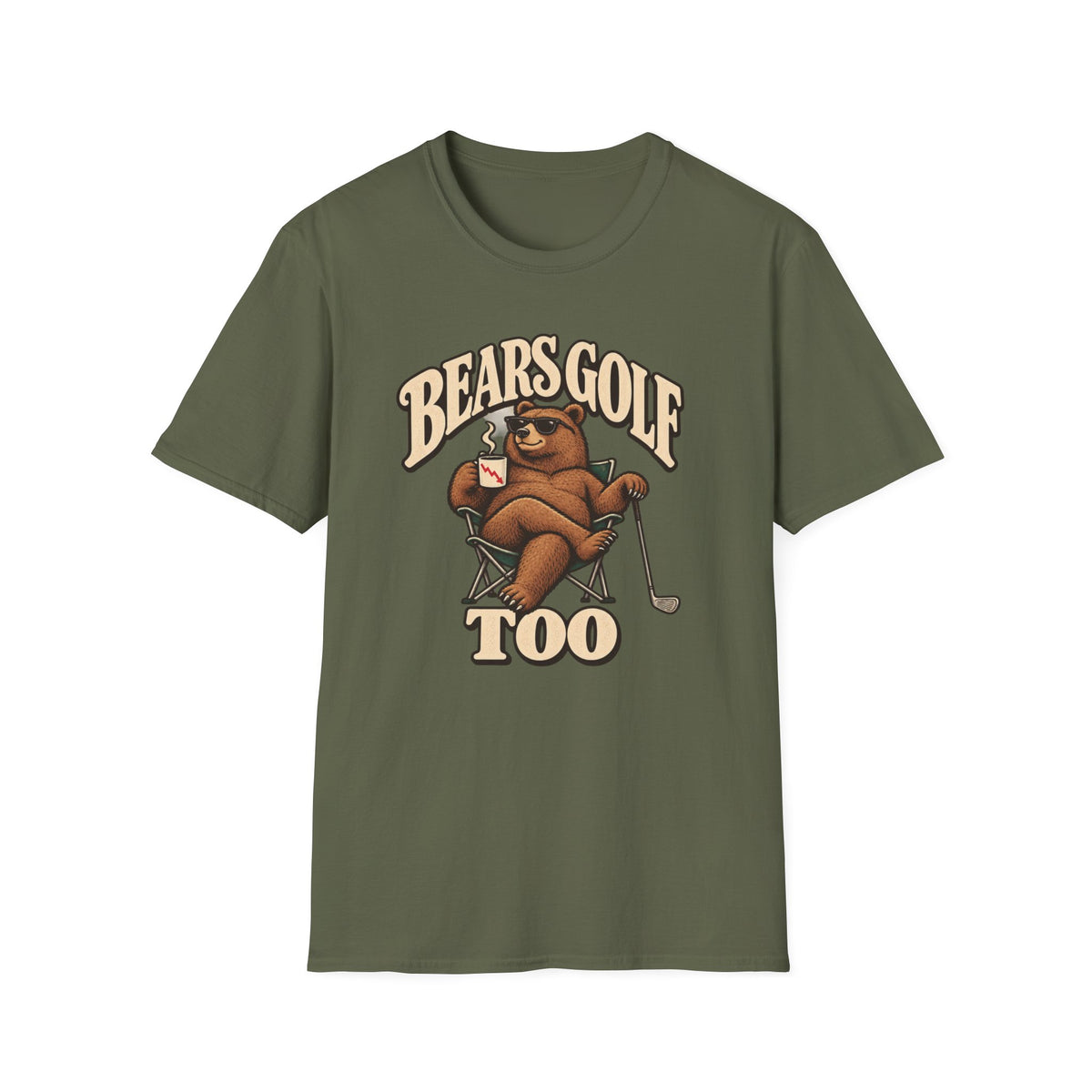 Bears Golf Too Golf T-shirt
