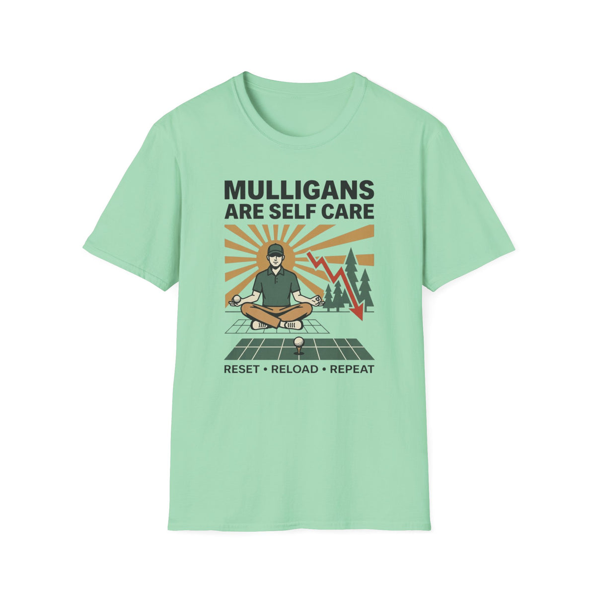 Mulligans are Self Care Golf T-shirt