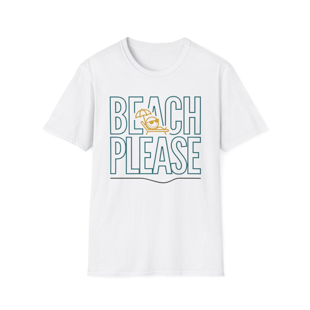 Beach Please Golf T-shirt