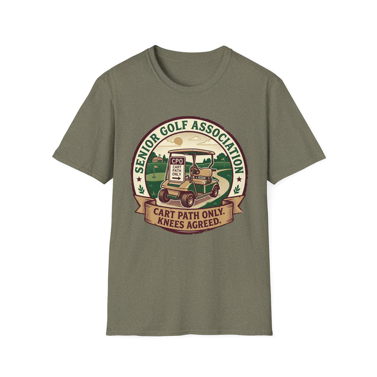 Senior Golf Association Golf T-shirt