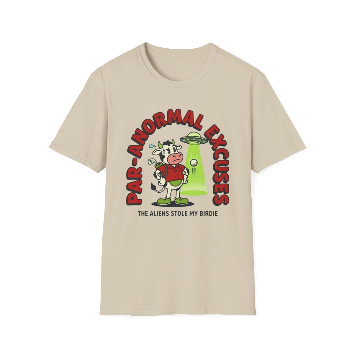 Par-anormal Excuses Golf T-shirt