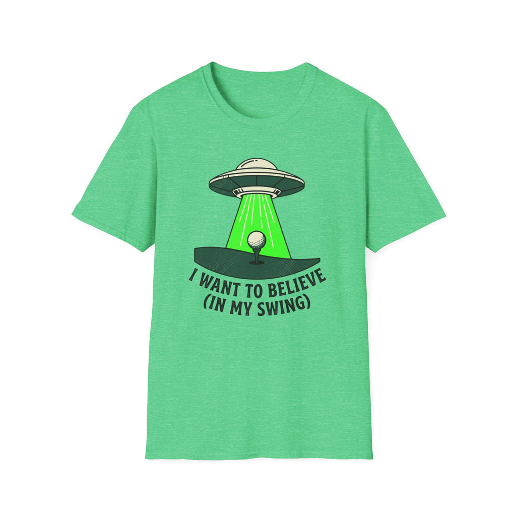 I want to Believe Golf T-shirt