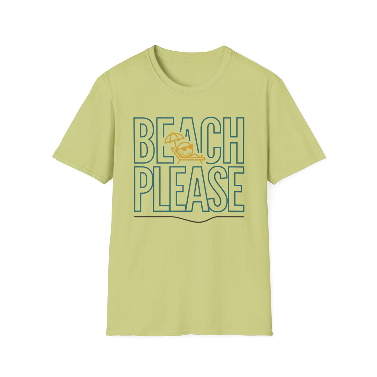 Beach Please Golf T-shirt