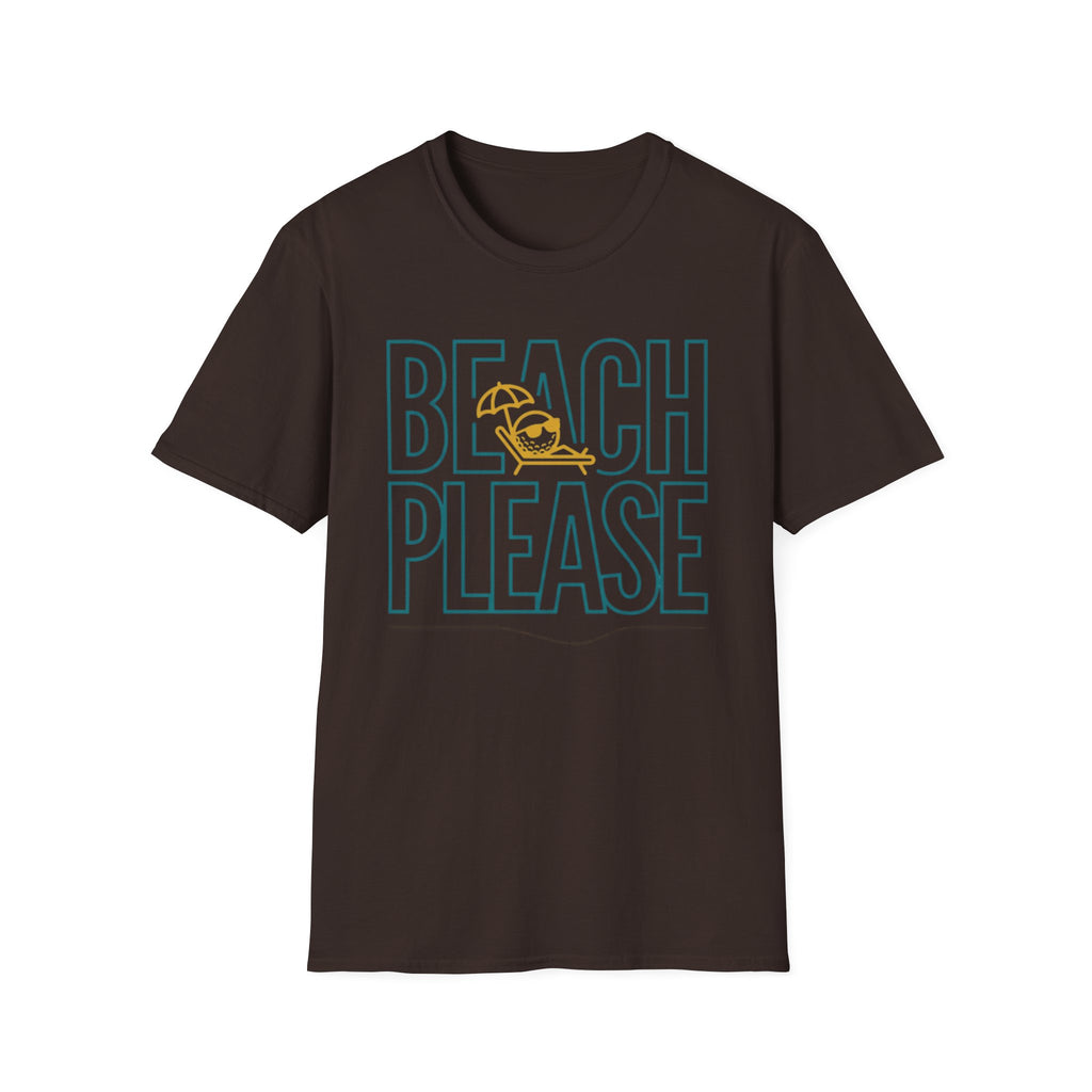 Beach Please Golf T-shirt