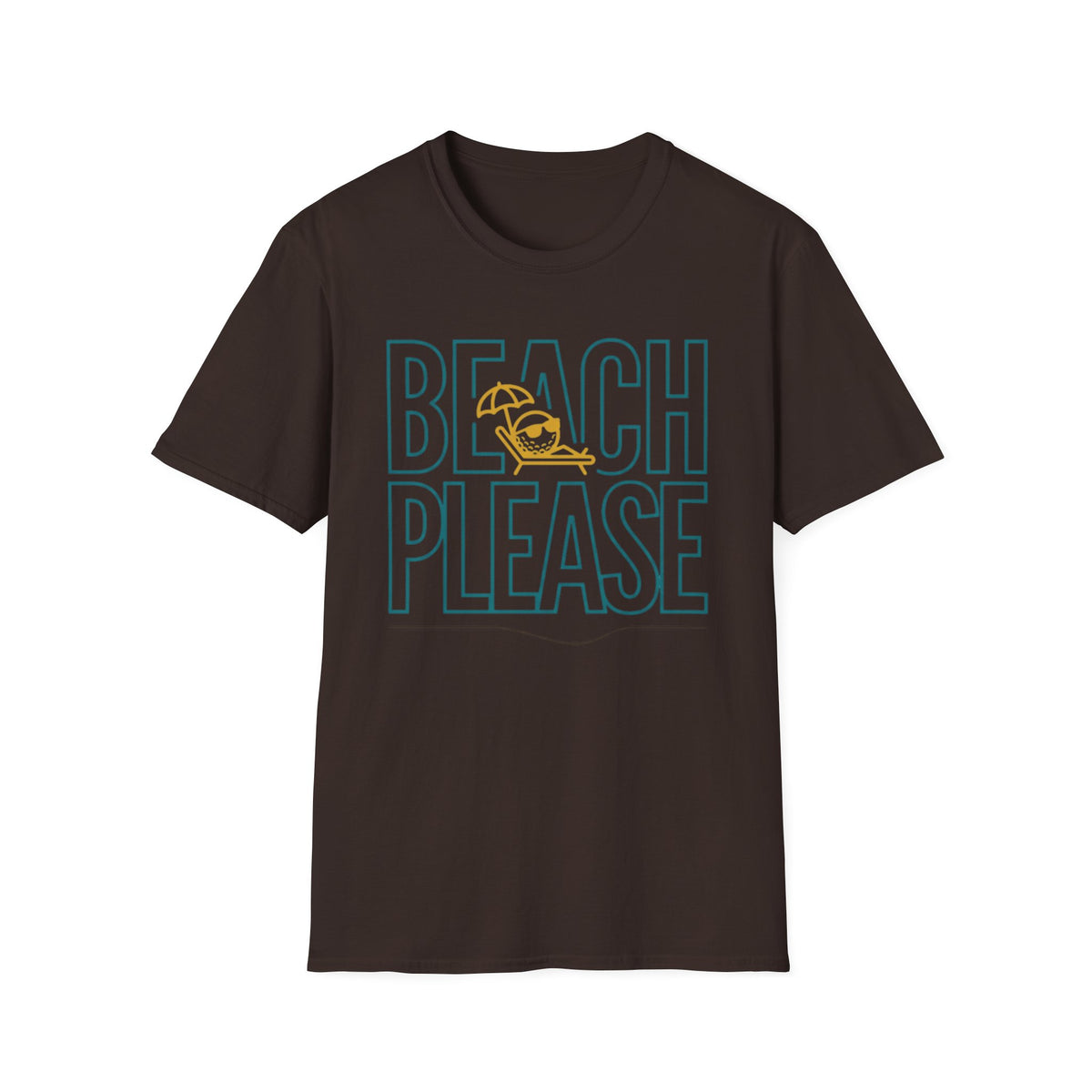 Beach Please Golf T-shirt