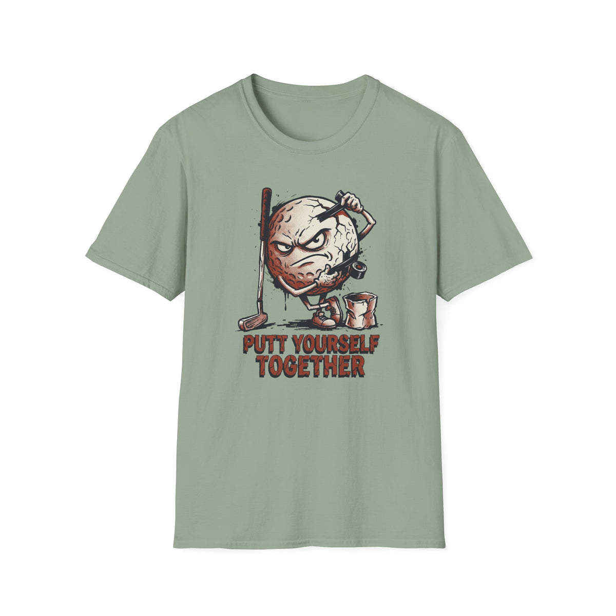PUTT yourself Together Golf T-shirt