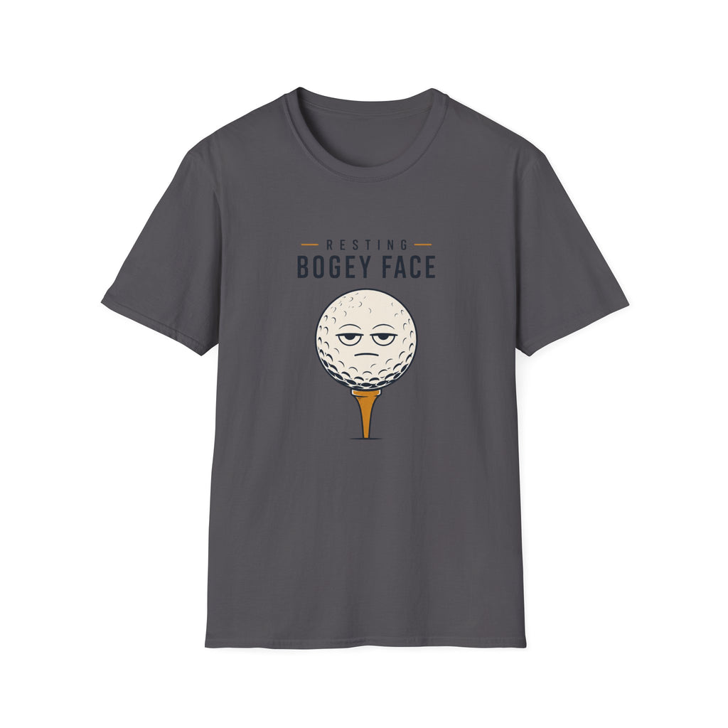 Resting Bogey Face Golf T-shirt