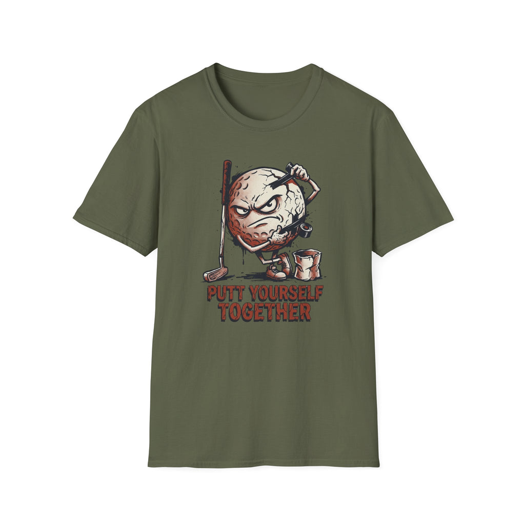PUTT yourself Together Golf T-shirt