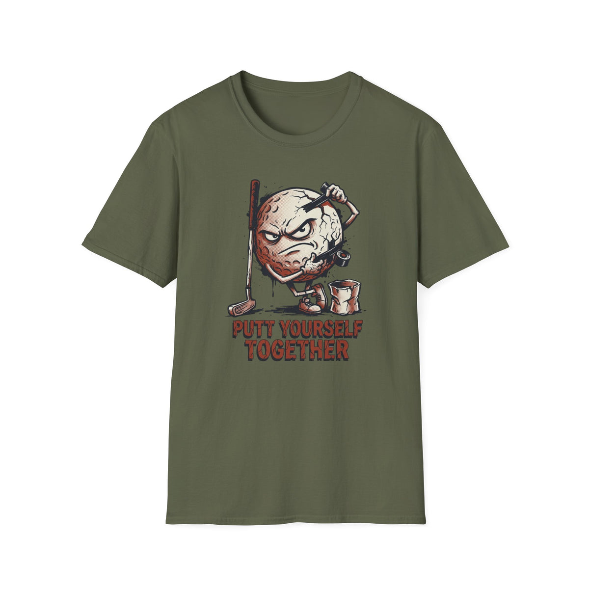 PUTT yourself Together Golf T-shirt