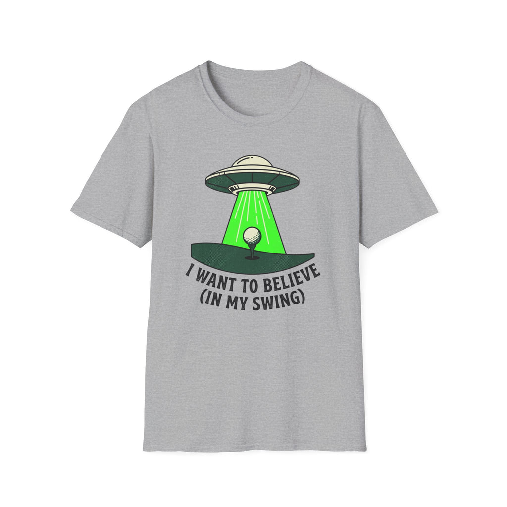 I want to Believe Golf T-shirt