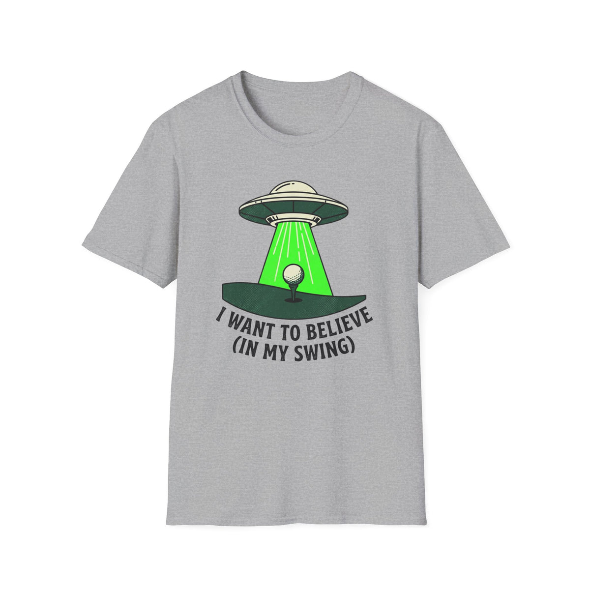 I want to Believe Golf T-shirt