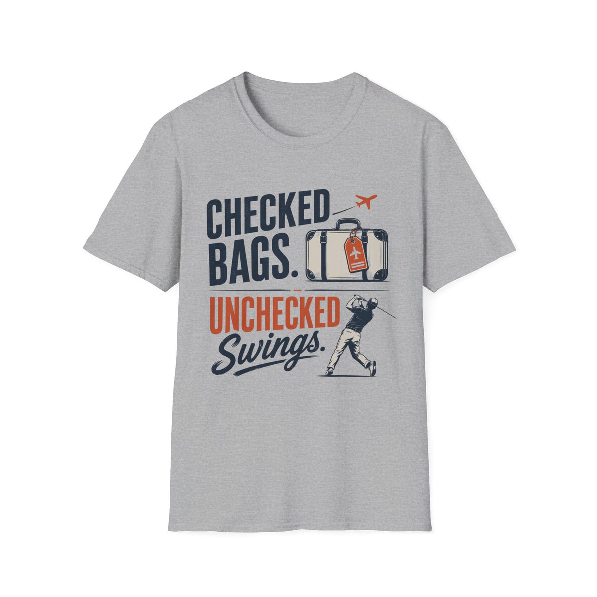 Unchecked Swings Golf T-shirt