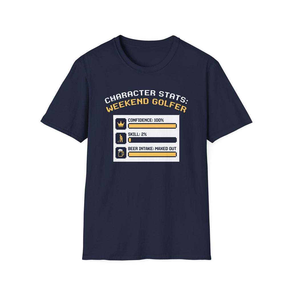 Character Stats Golf T-shirt