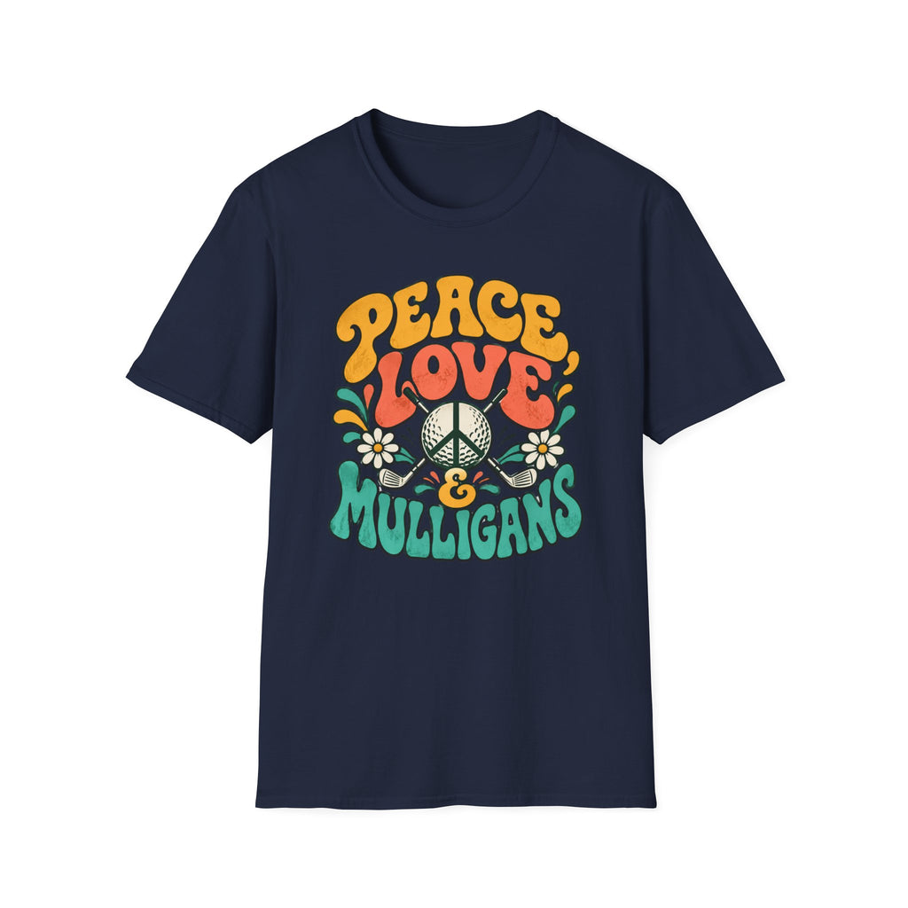 Peace, Love & Mulligans Golf T-shirt