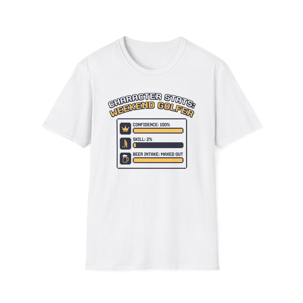 Character Stats Golf T-shirt