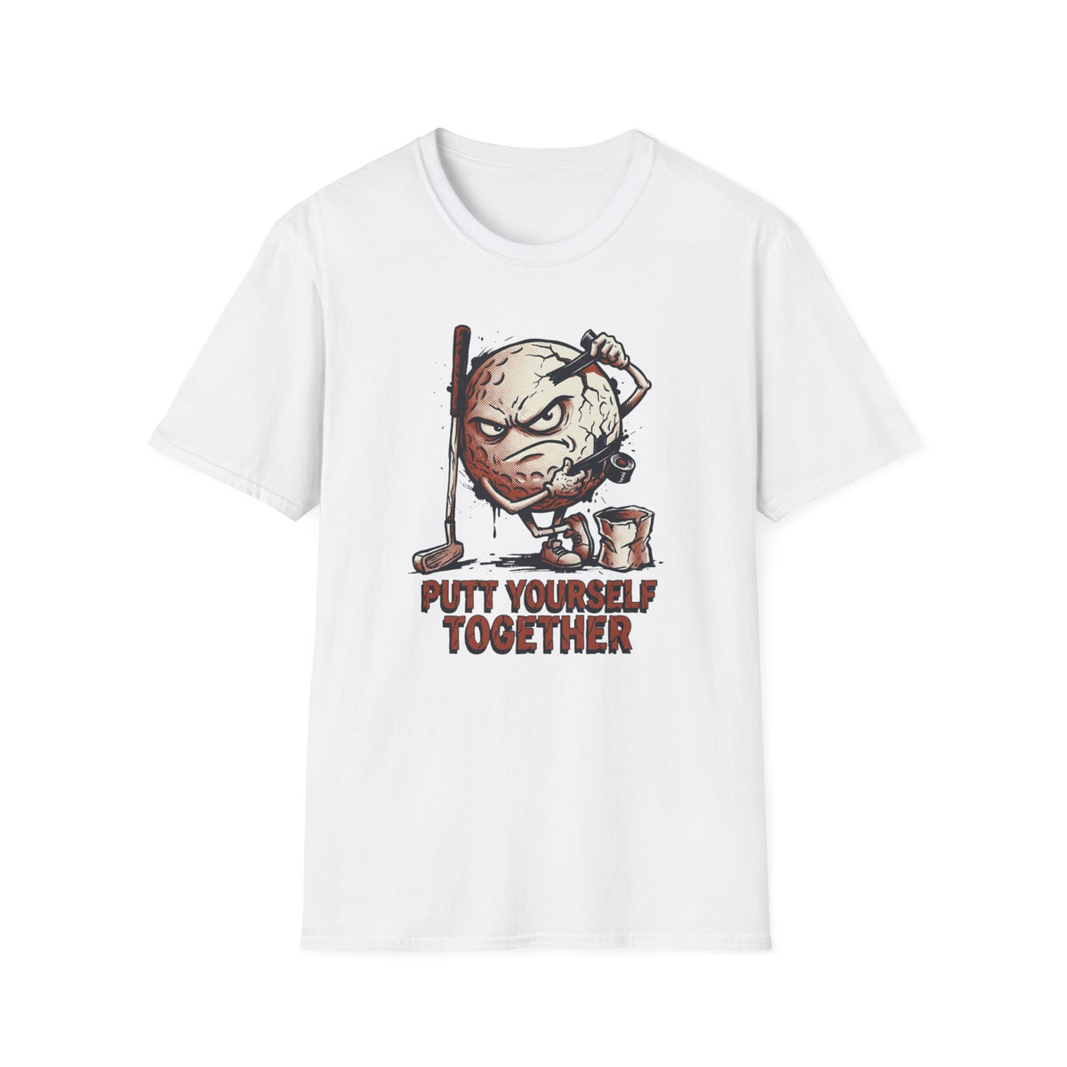 PUTT yourself Together Golf T-shirt
